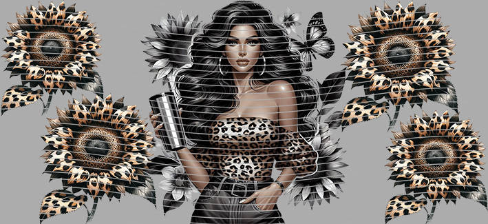 16oz Sunflower Girl-SU-231